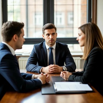 Встреча в офисе адвоката